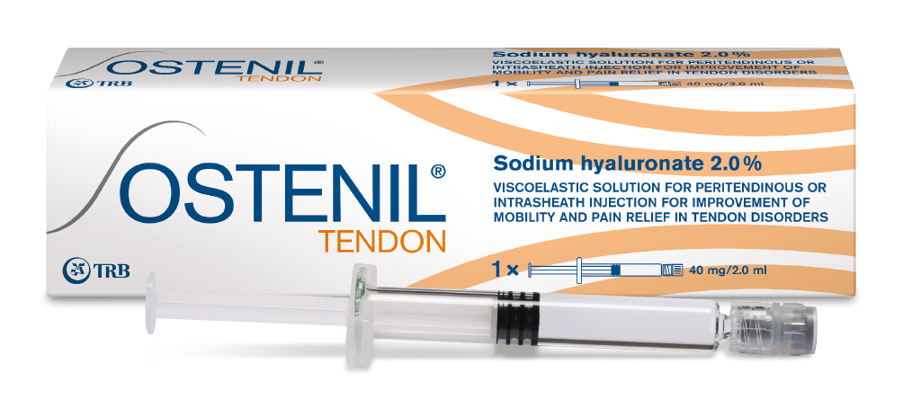 Ostenil Tendon 2,0 % Packung mit Fertigspritze 40 mg / 2 ml, TRB Chemedica